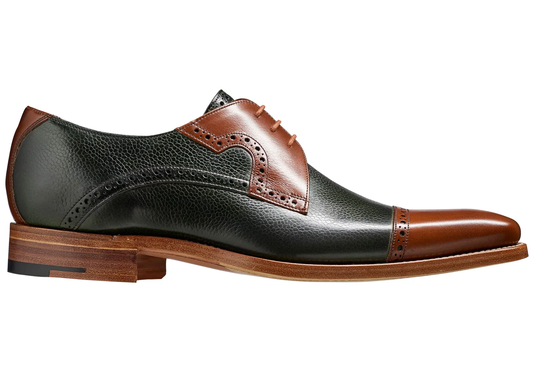 Barker Ashton - Green Grain/Walnut Calf - 6 F - Image 4