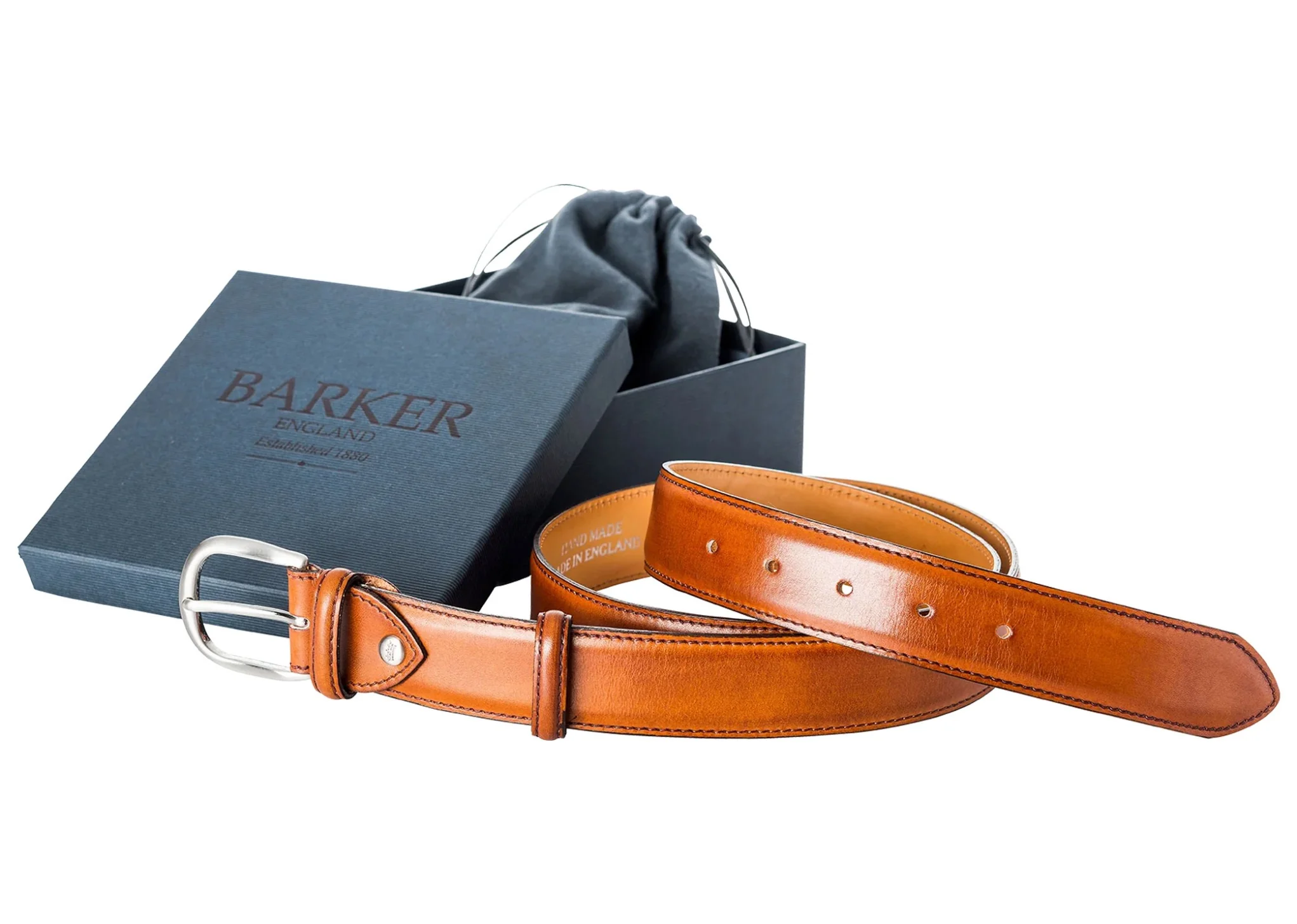 Barker Belt - Antique Rosewood Calf