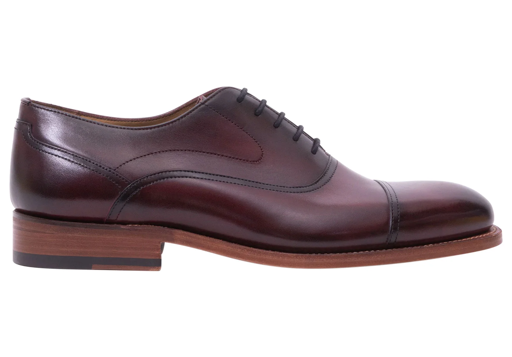 Barker Cherwell - Hand Brushed Burgundy - 8.5 F - Image 3