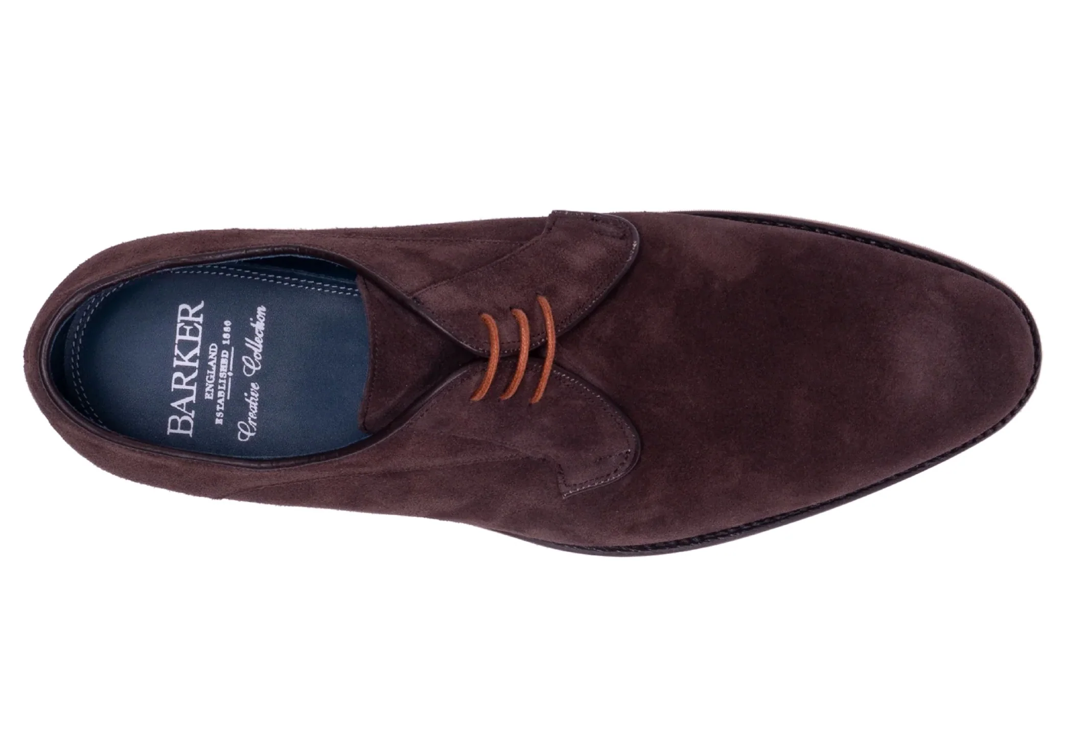 Barker Derby - Bitter Choc Suede - Image 2