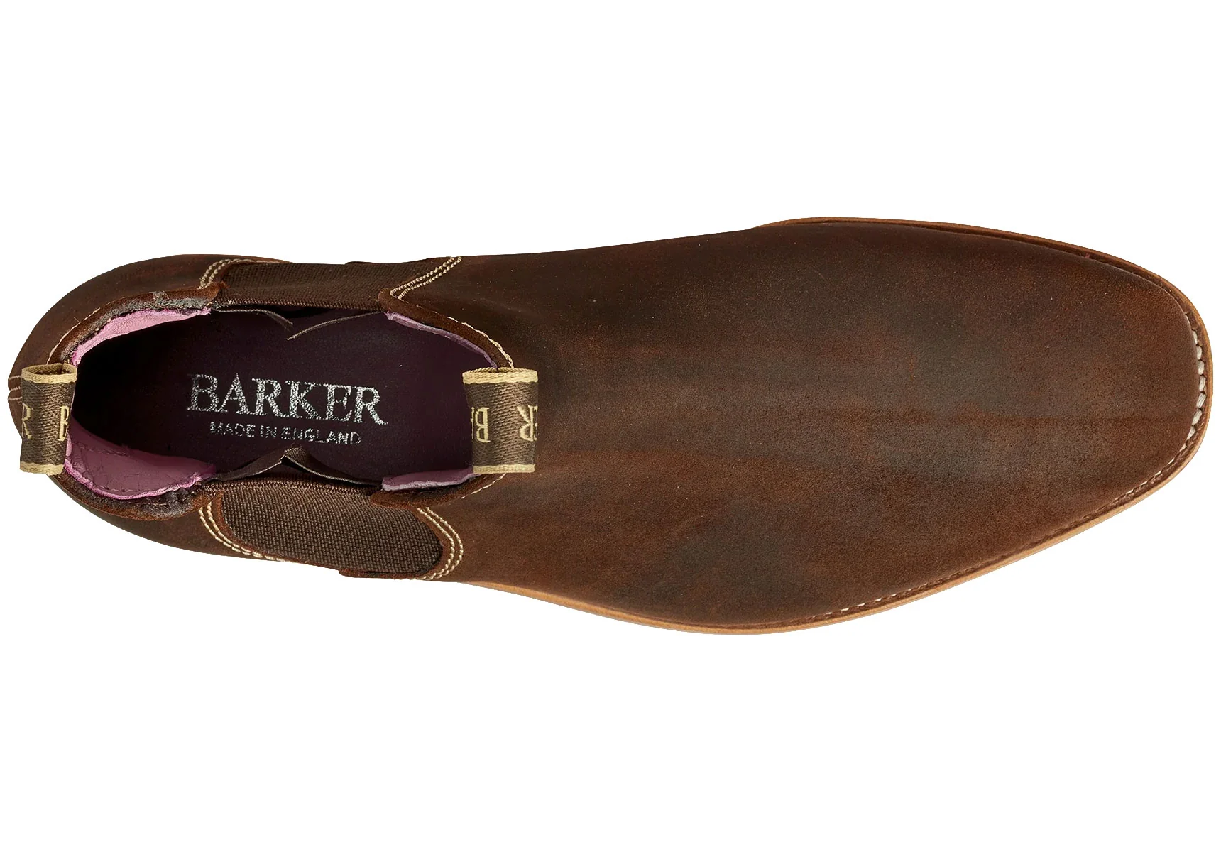 Barker Gina - Mid Brown Waxy Suede - Image 3