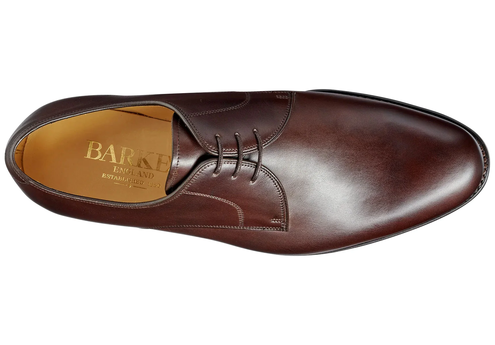 Barker March (Dainite Sole) - Dark Walnut Calf - Image 2