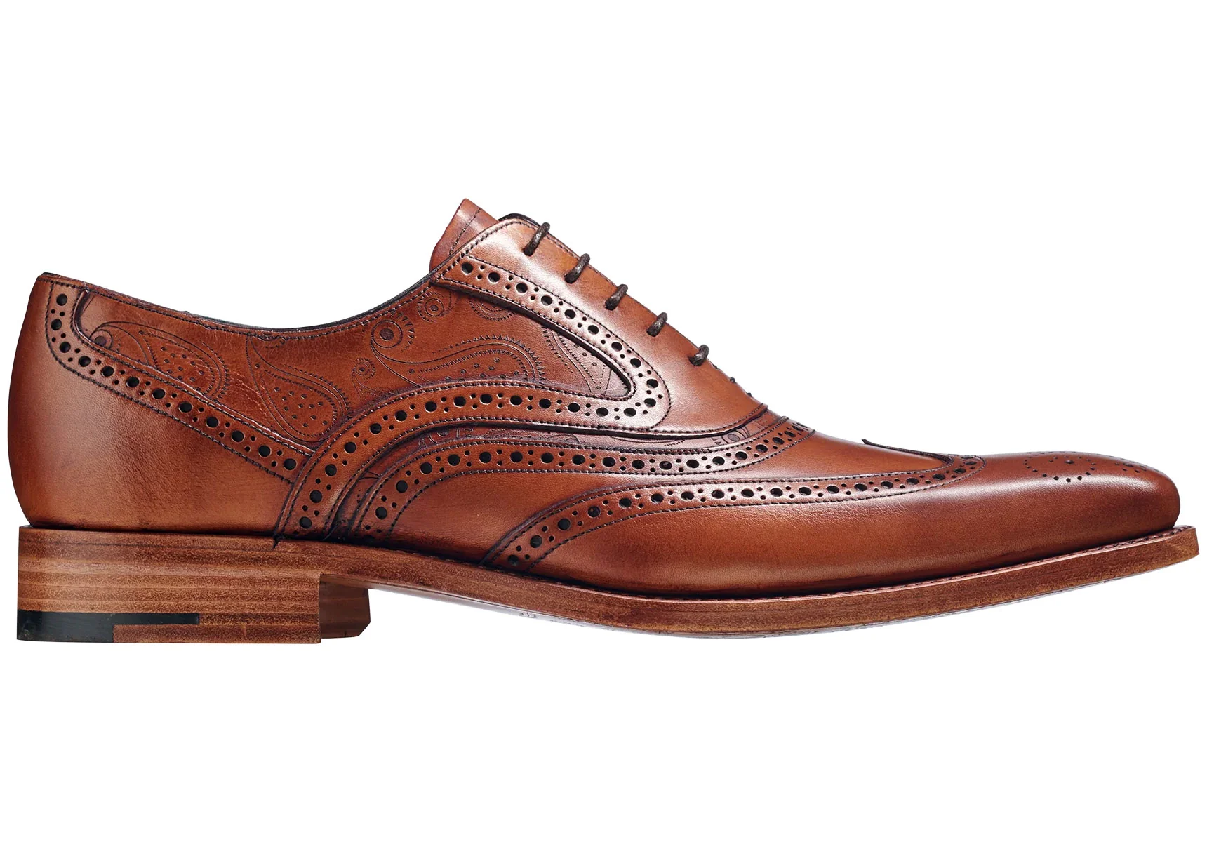 Barker McClean - Antique Rosewood Calf/Paisley Laser - Image 4
