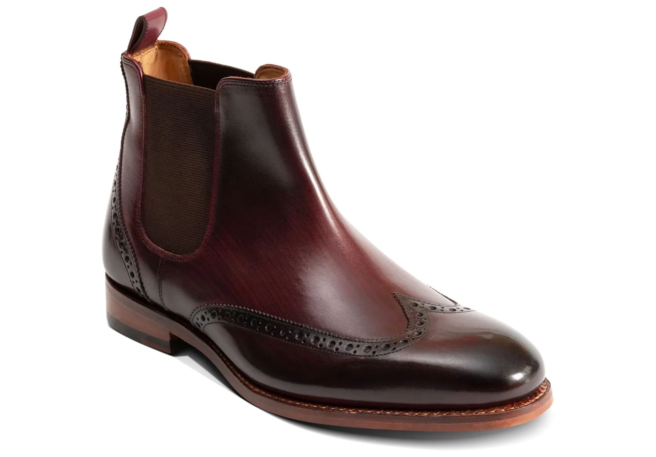 Barker Mersey - Burgundy Hand Patina - 10.5 F