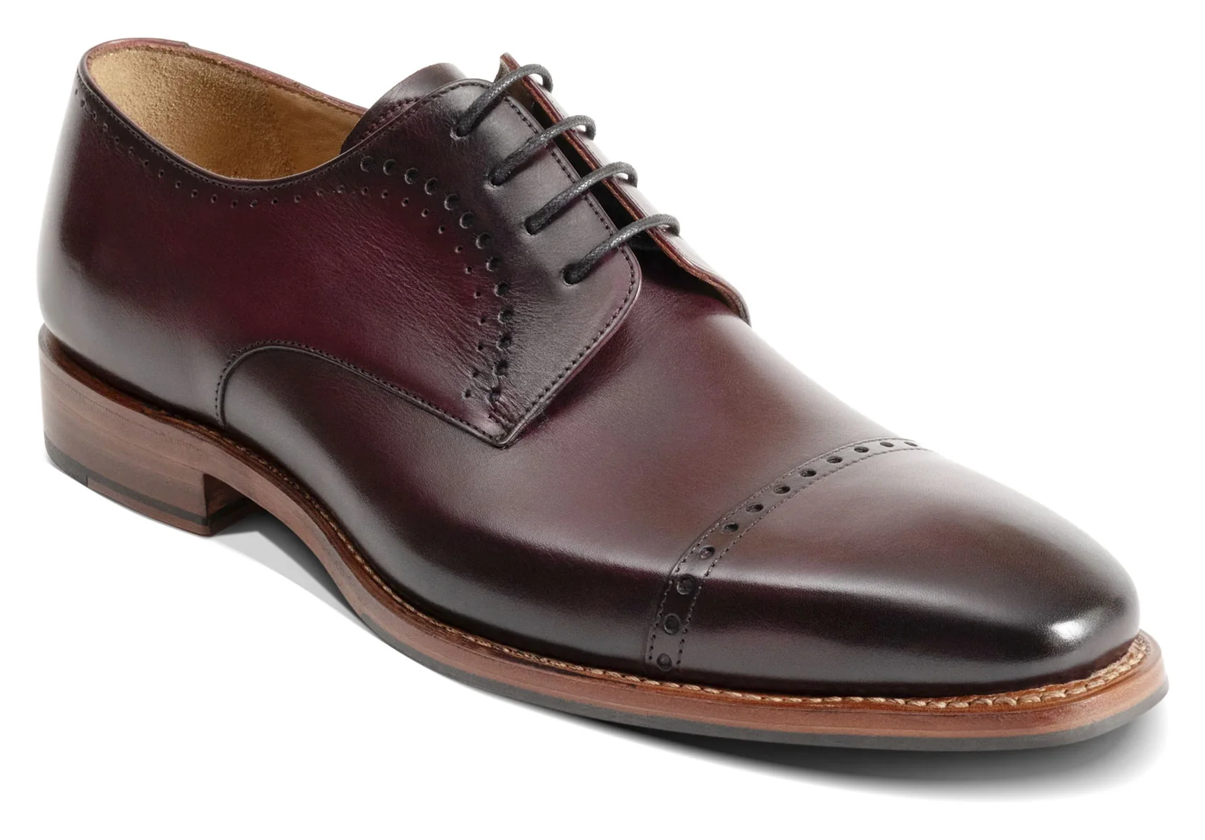 Barker Noah - Burgundy Hand Patina