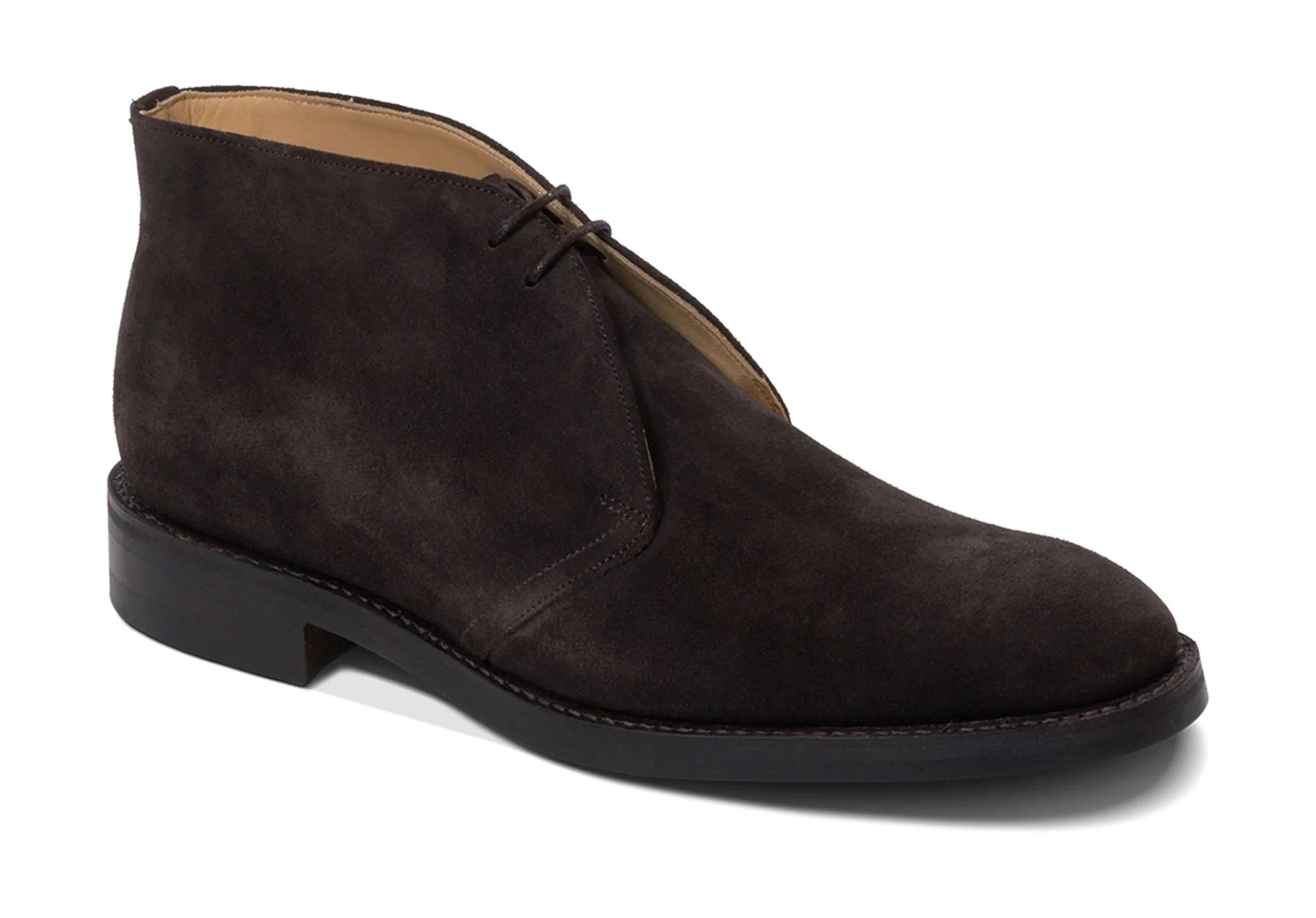 Barker Sandwell - Dark Brown Suede