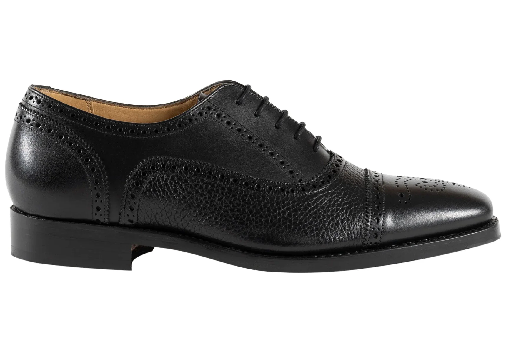 Barker Sligo - Black Calf/Black Softie - Image 3