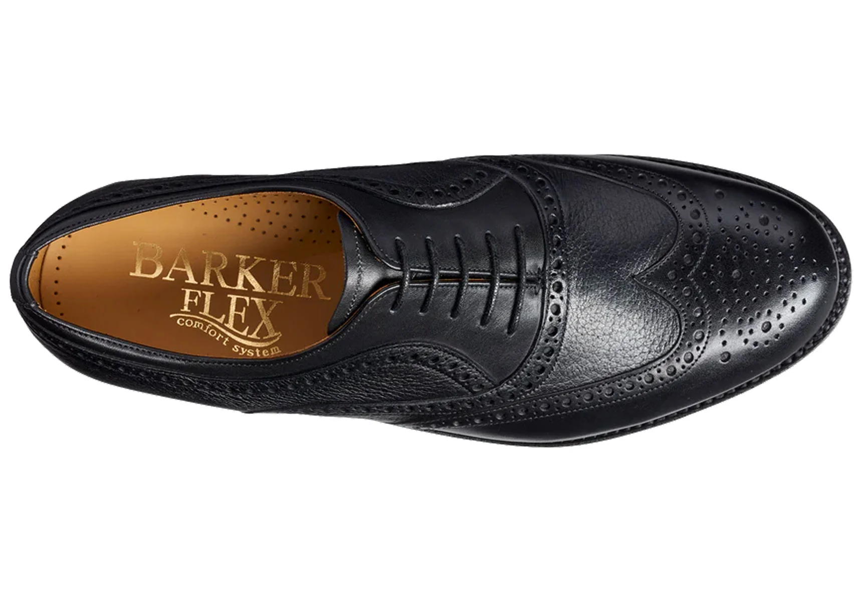 Barker Southport - Black Calf/Deerskin - Image 3