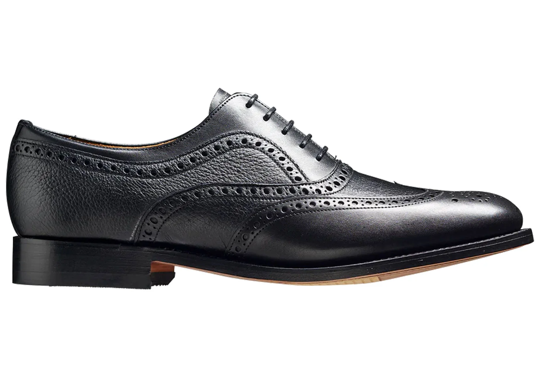 Barker Southport - Black Calf/Deerskin - Image 4