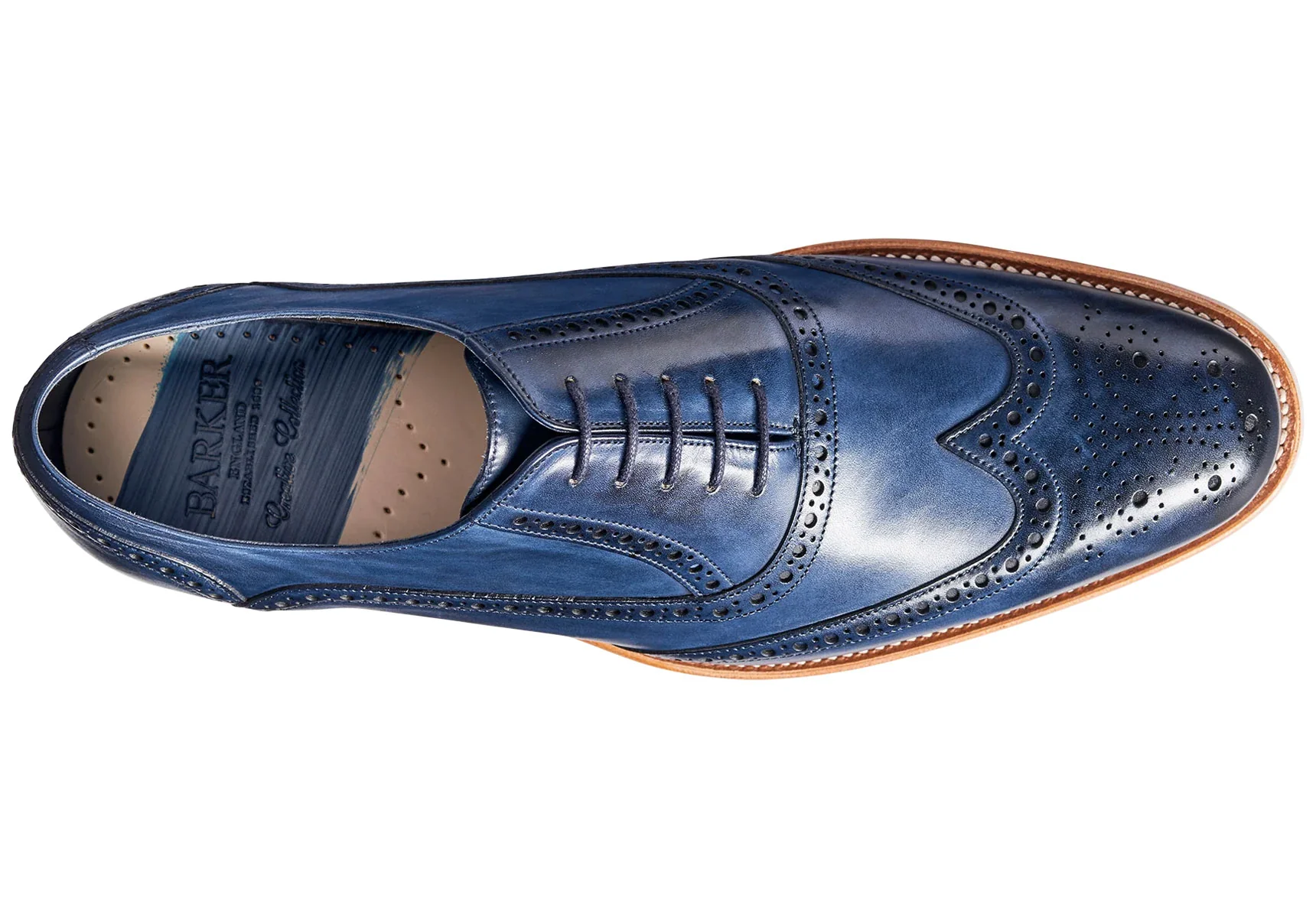 Barker Valiant - Navy Hand Painted - Image 3