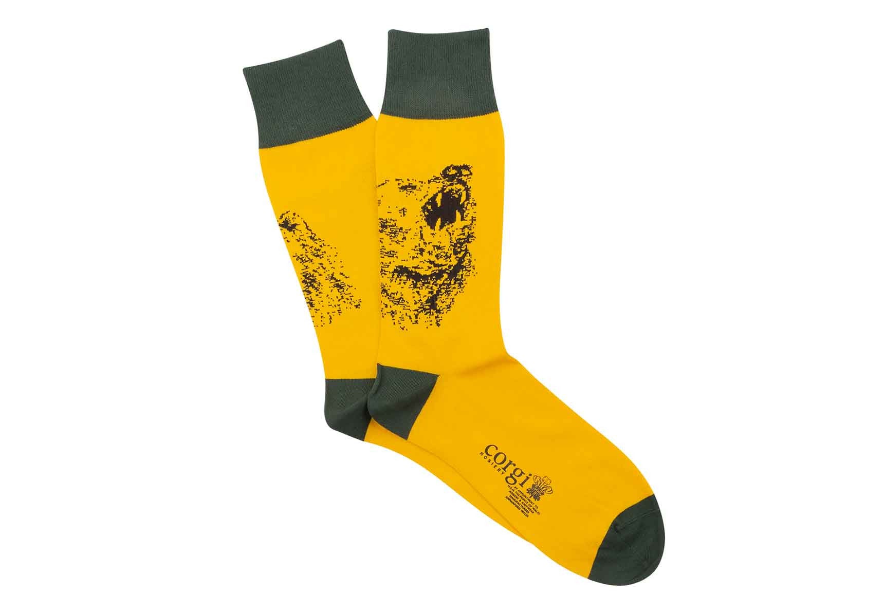 Corgi Bear Face Socks