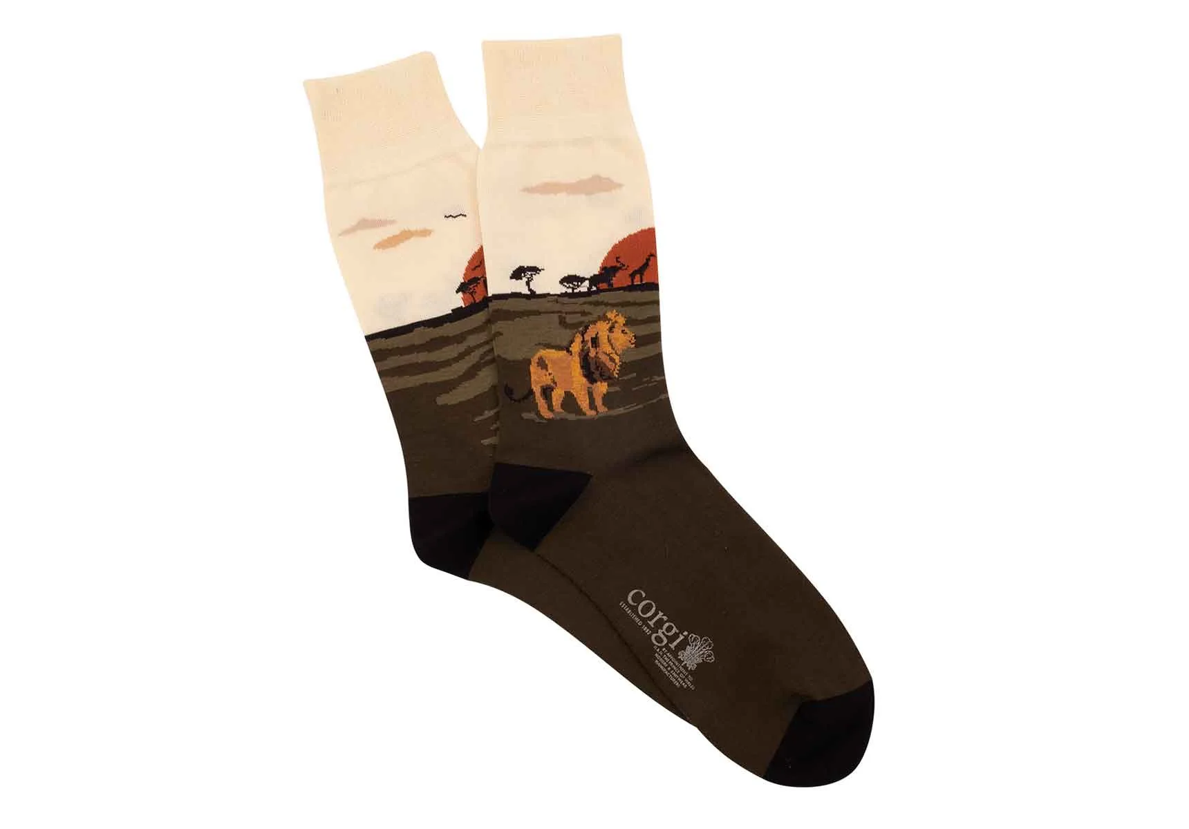 Corgi Lion & Tree Socks