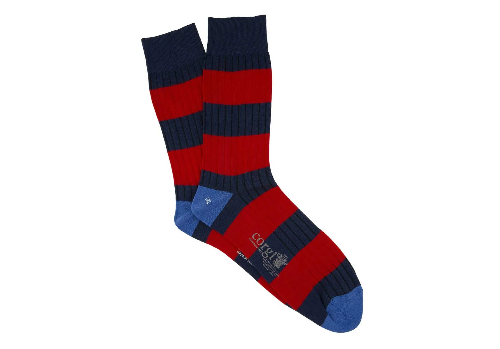Corgi Rugby Stripe Socks