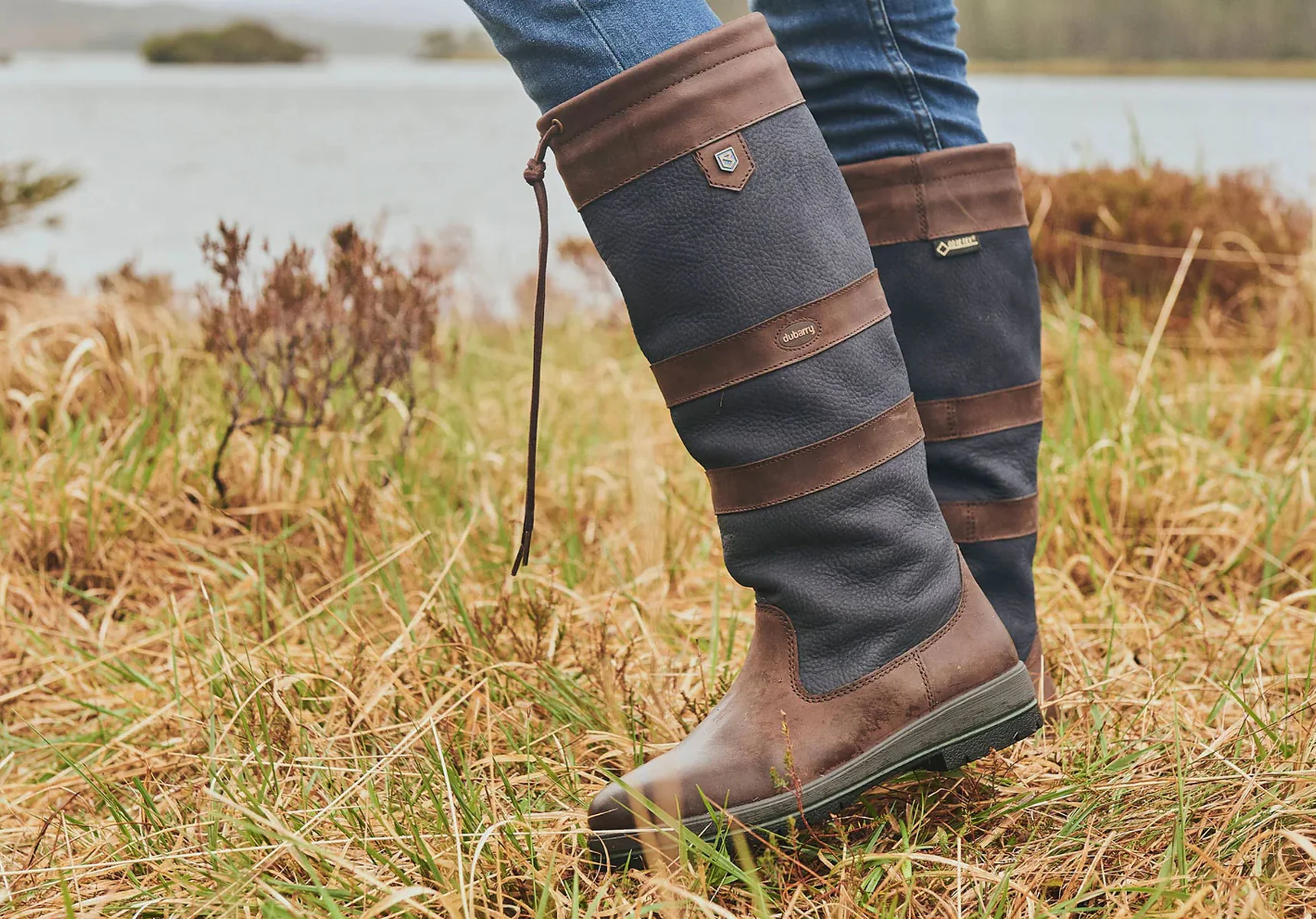 Dubarry Galway - Navy/Brown - Image 5