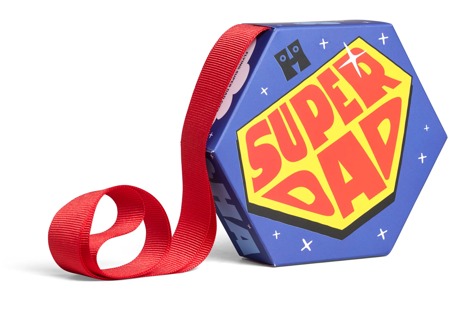 Happy Socks 1-Pack Flying Super Dad Sock Gift Set