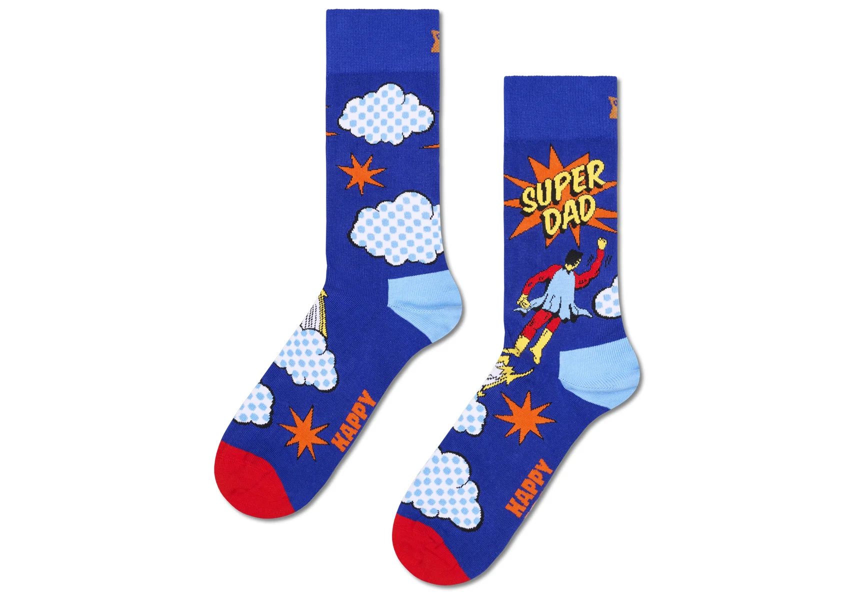 Happy Socks 1-Pack Flying Super Dad Sock Gift Set - Image 3
