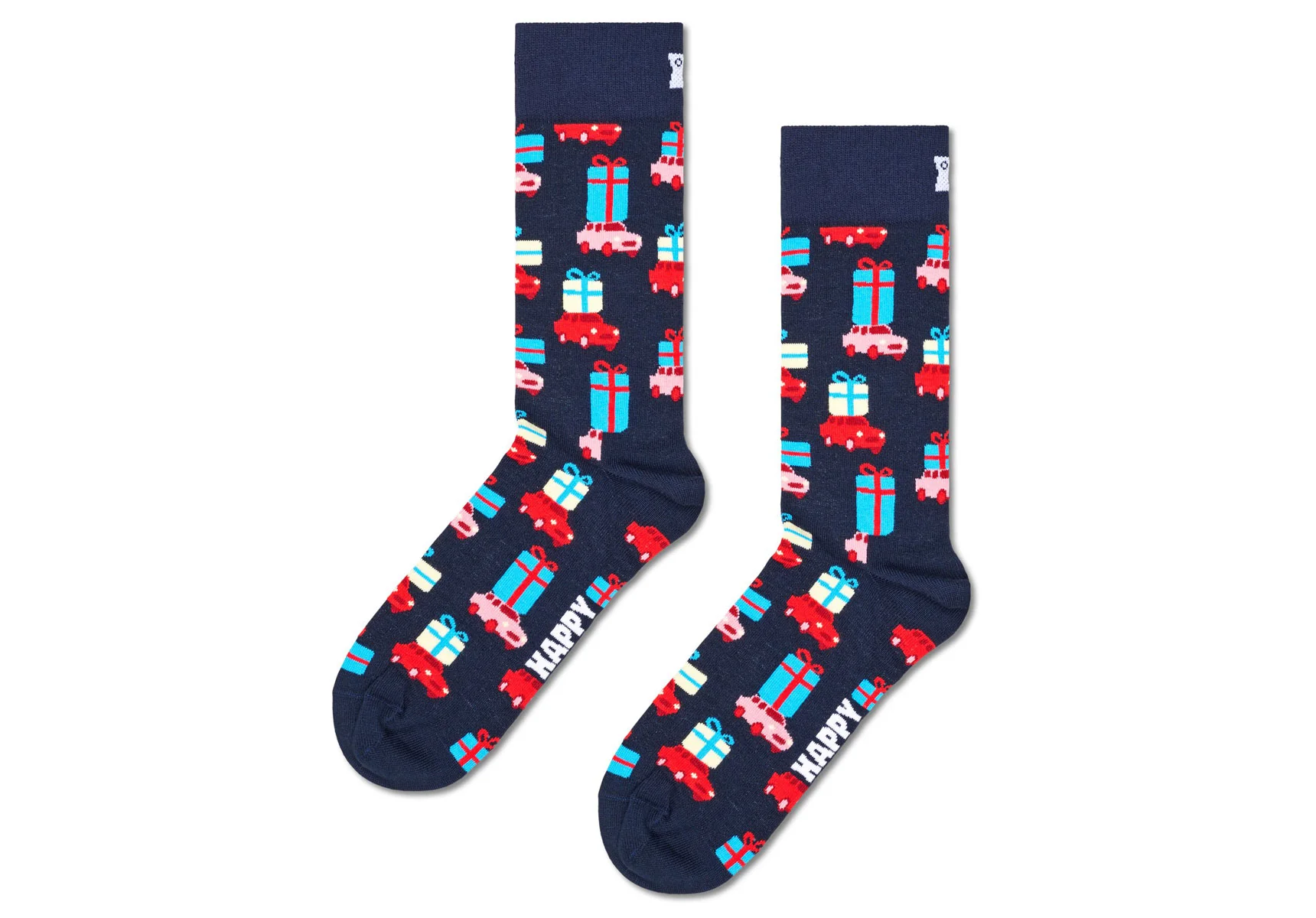 Happy Socks 3-Pack Holiday Navy Socks Gift Set - Image 5