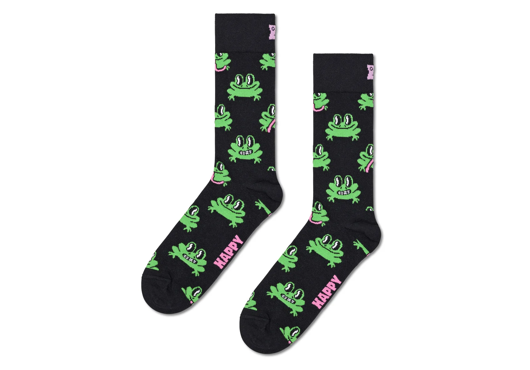 Happy Socks Frog - Black