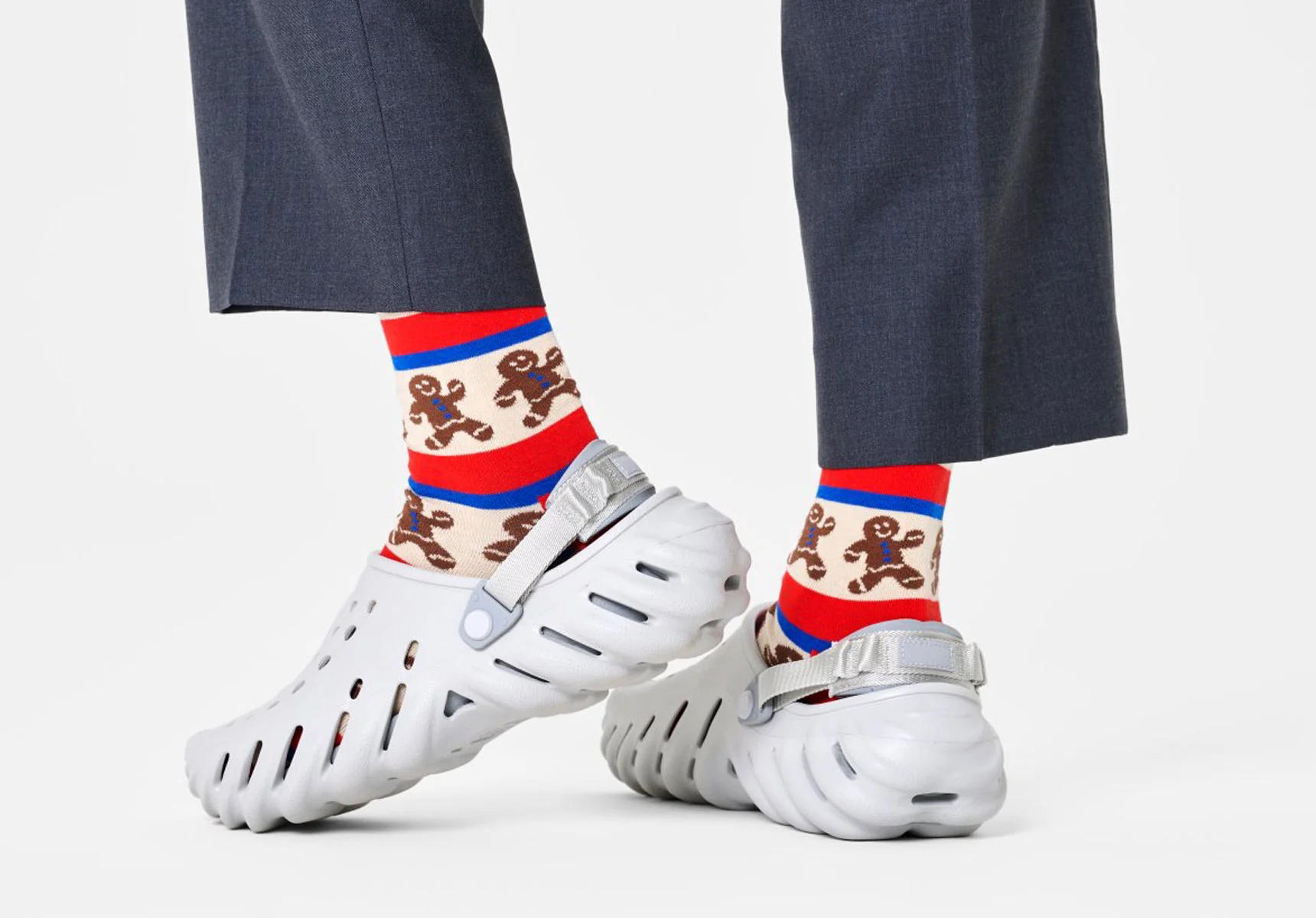 Happy Socks Gingerbread Stripe Sock - Image 2