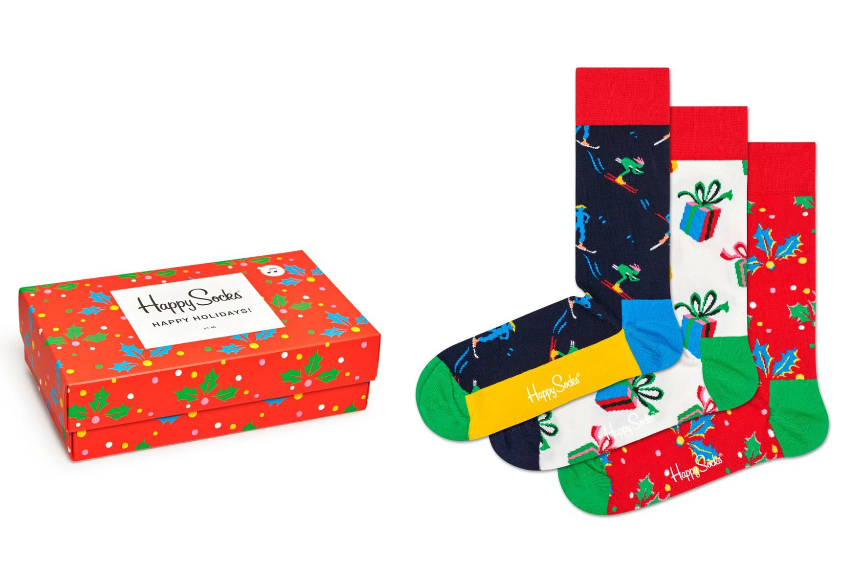 Happy Socks Playing Christmas Gift Box - Image 2