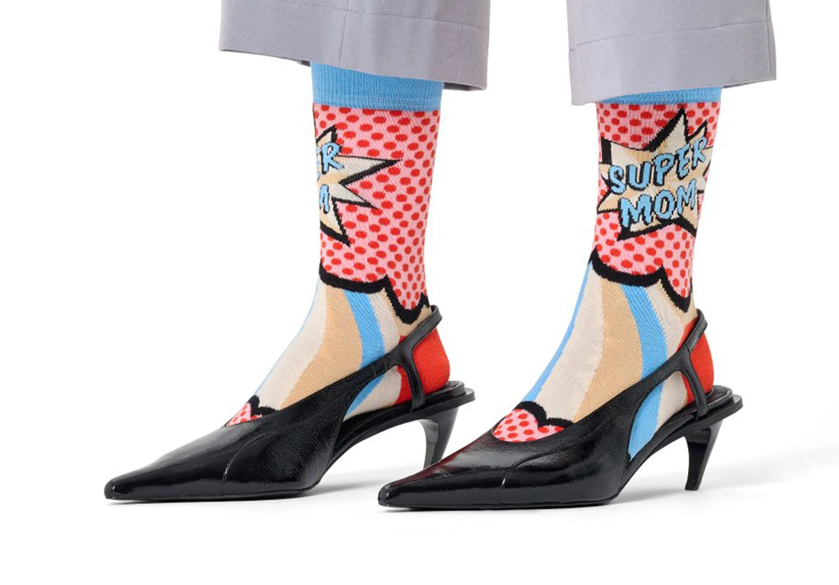 Happy Socks Super Mom Sock - Image 2