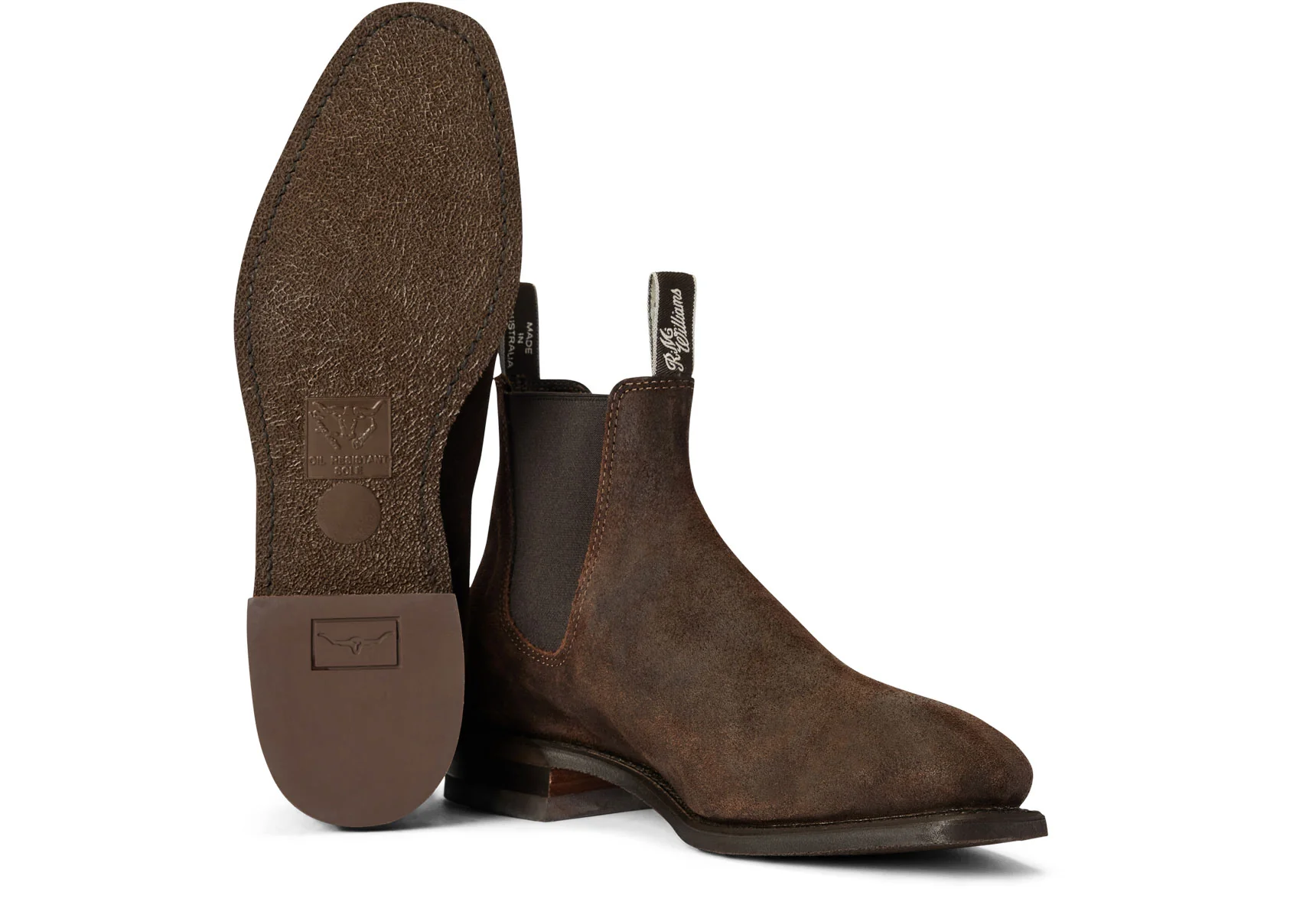 R.M. Williams Burnished Comfort Craftsman Boot - Rustic Brown - Image 2