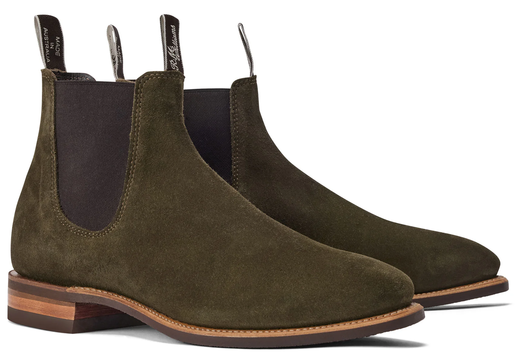 R.M. Williams Comfort Craftsman Suede Boot - Eucalypt Suede