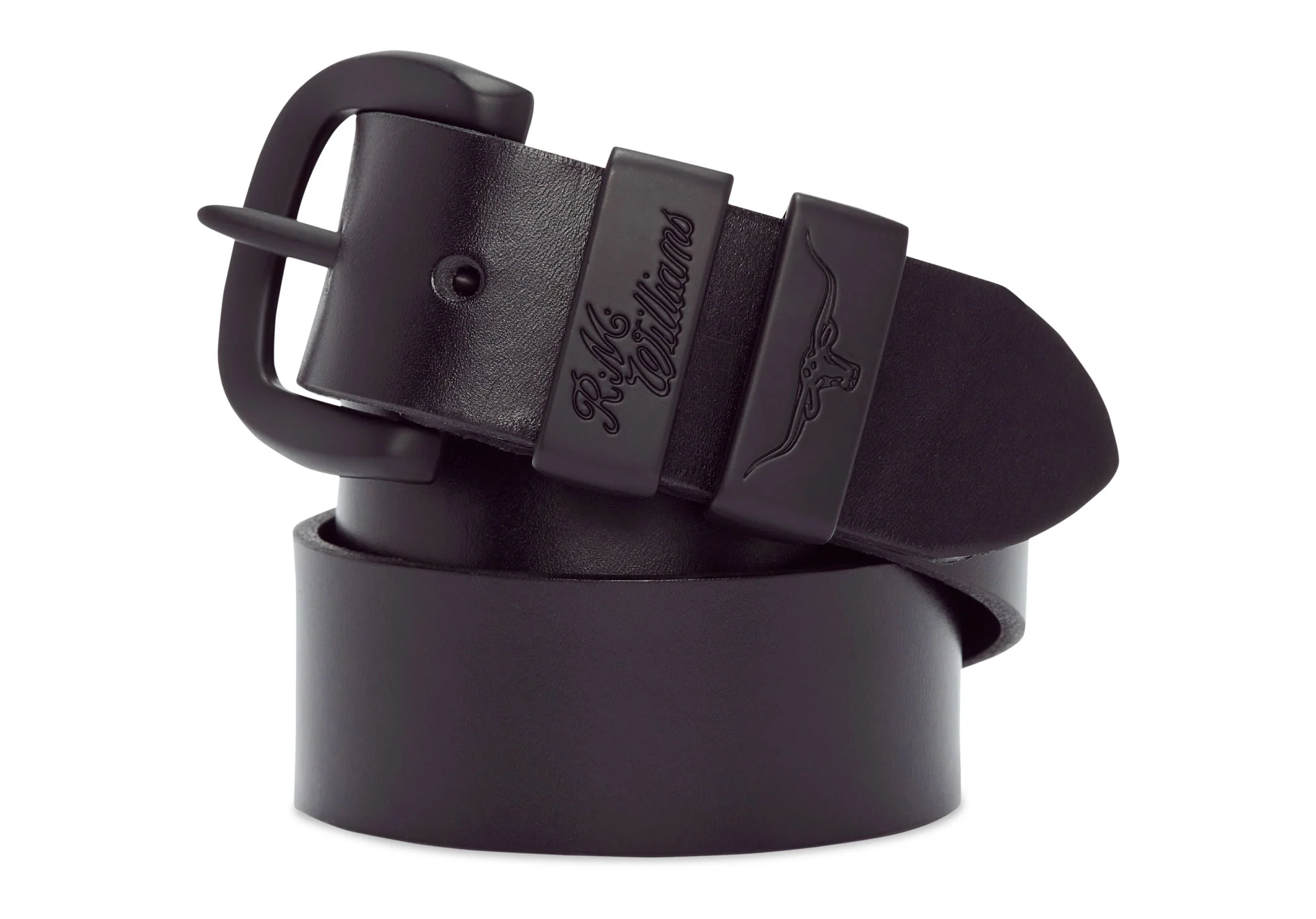 R.M. Williams Drover 1 1/2" Belt - Black/Black