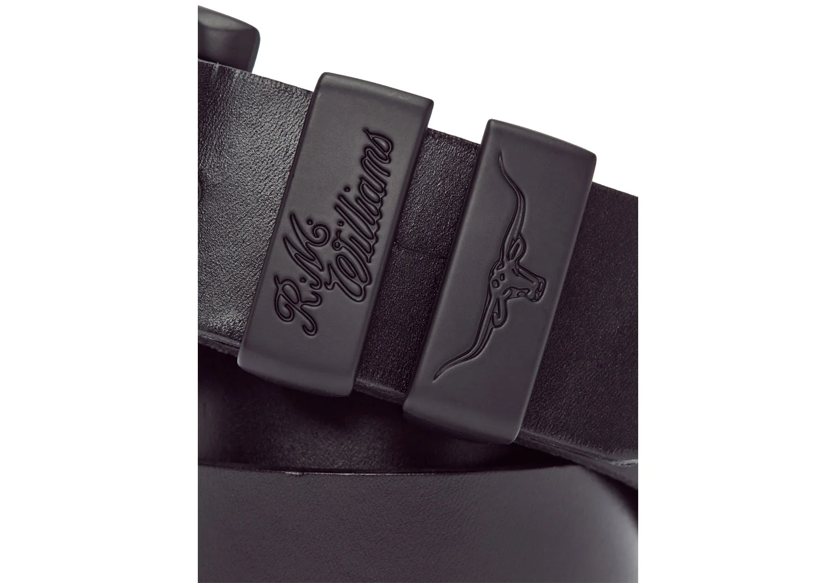 R.M. Williams Drover 1 1/2" Belt - Black/Black - Image 4