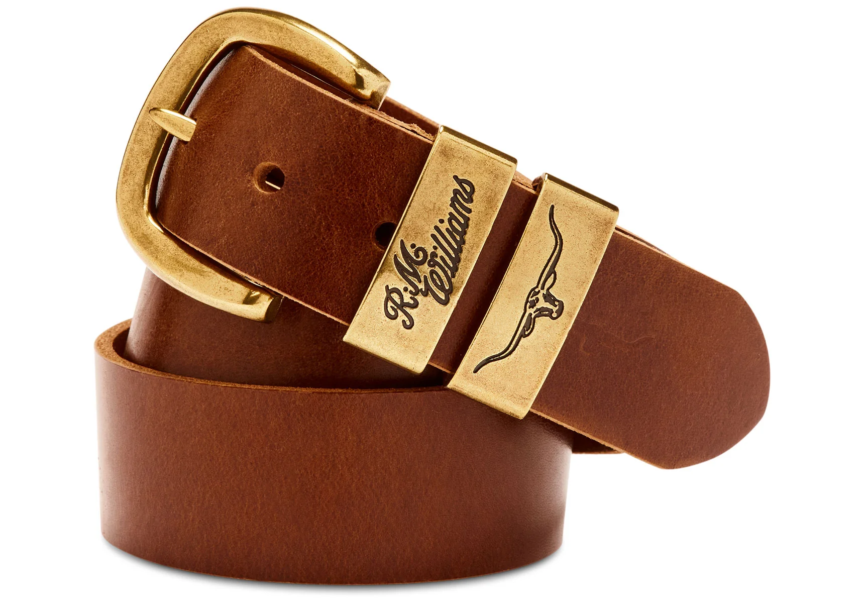 R.M. Williams Drover 1 1/2" Belt - Caramel
