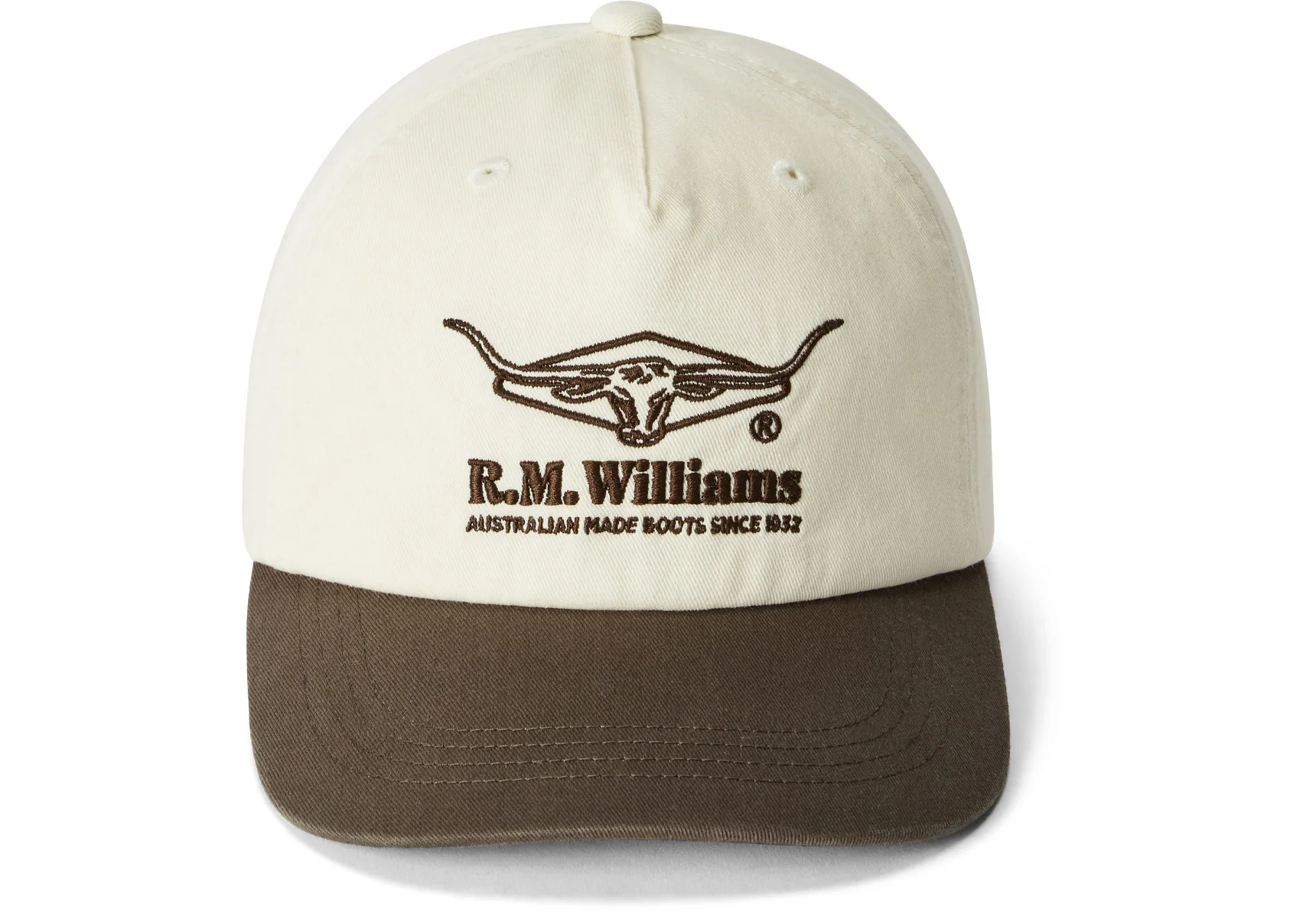 R.M. Williams Percy Twill Cap - Natural Khaki - Image 5