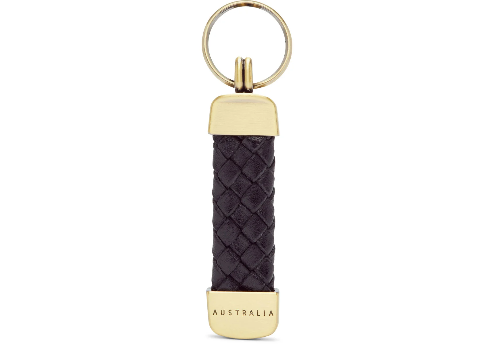 R.M. Williams Plaited Key Ring - Black - Image 4