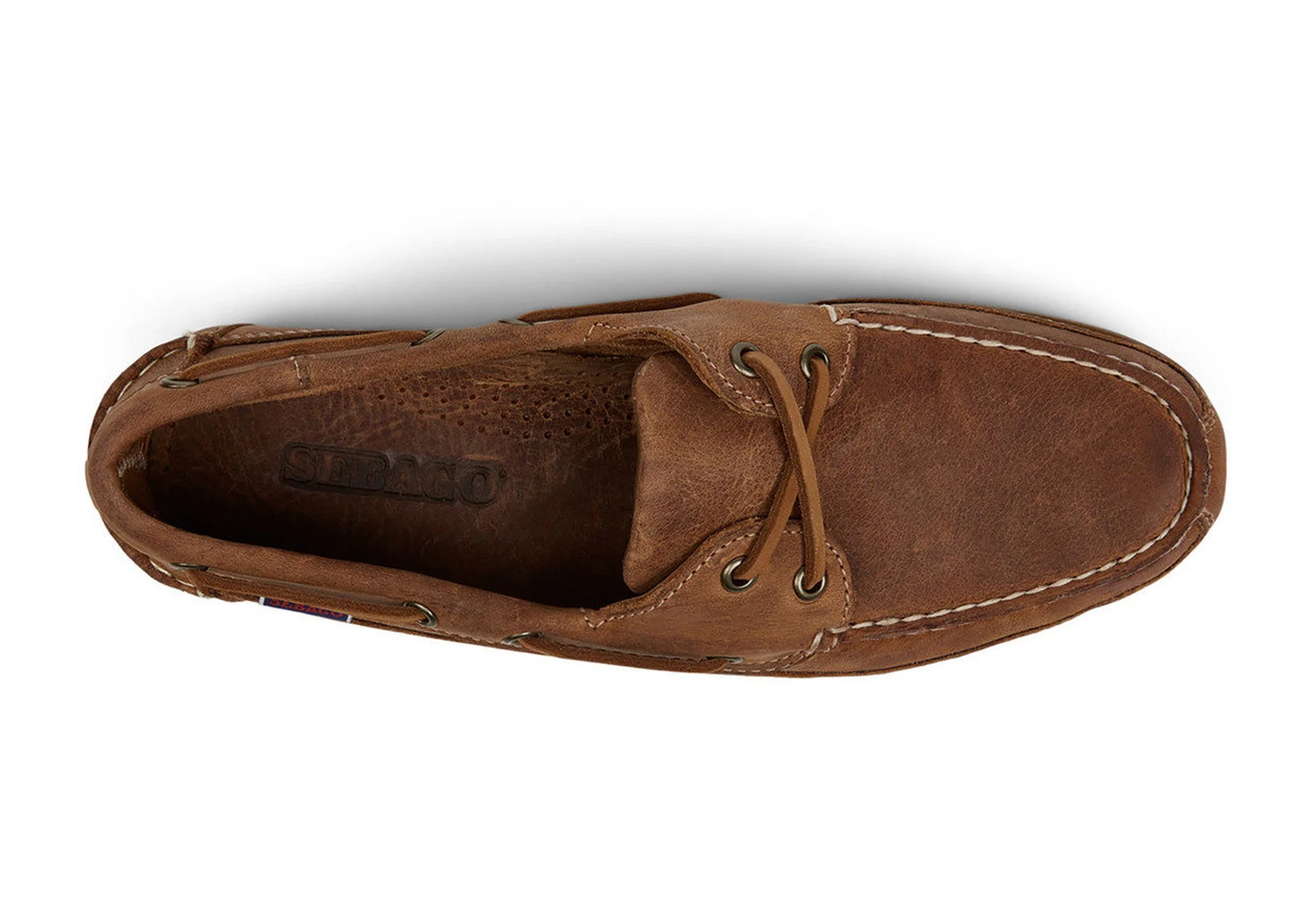 Sebago Schooner Vintage Leather - Brown Tan - Image 3